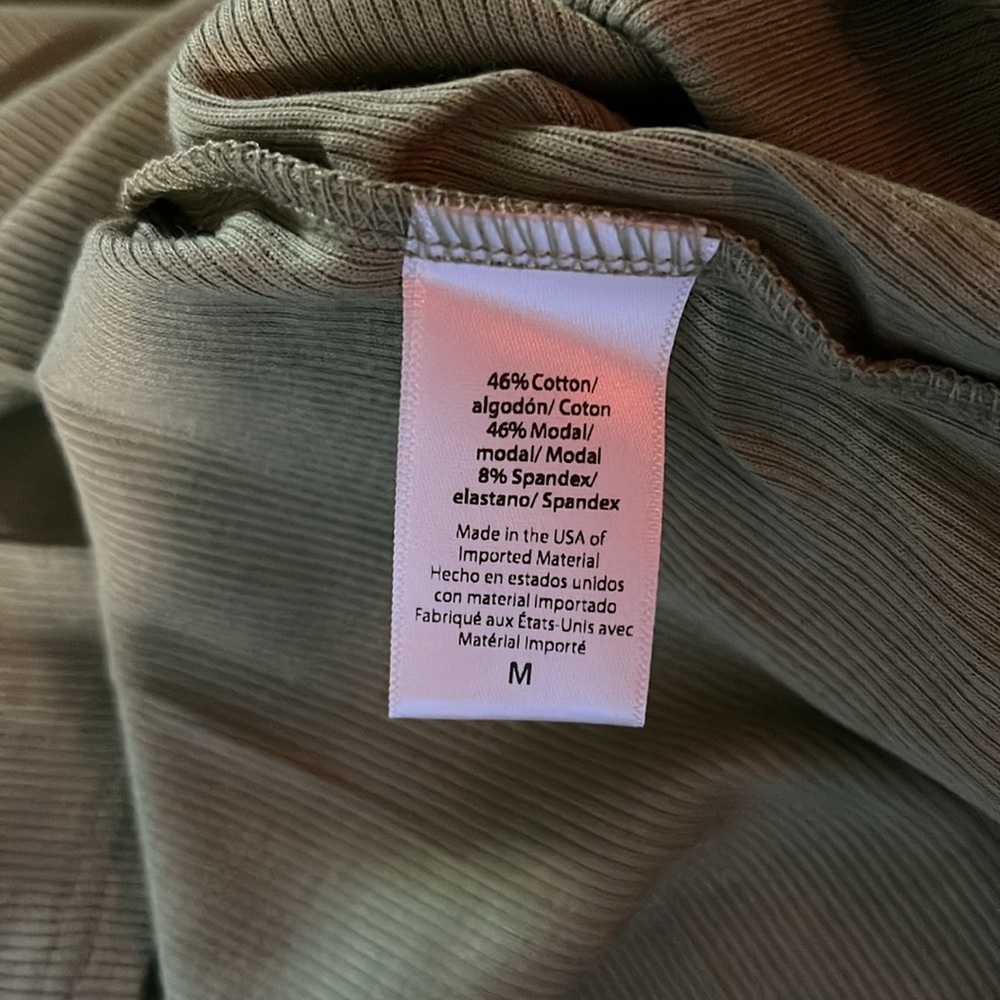 Beyond Yoga Cropped Ribbed Tee - Picture 5 of 9